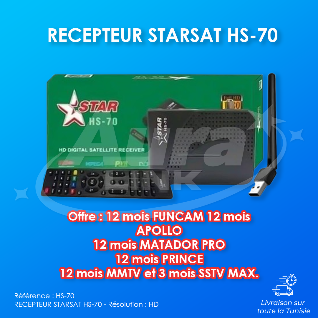 RECEPTEUR STARSAT HS-70