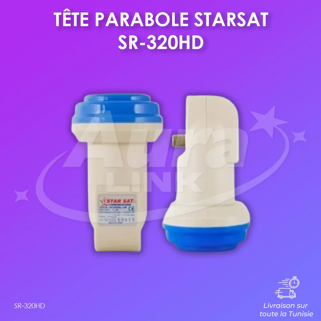 TÊTE PARABOLE STARSAT SR-320HD