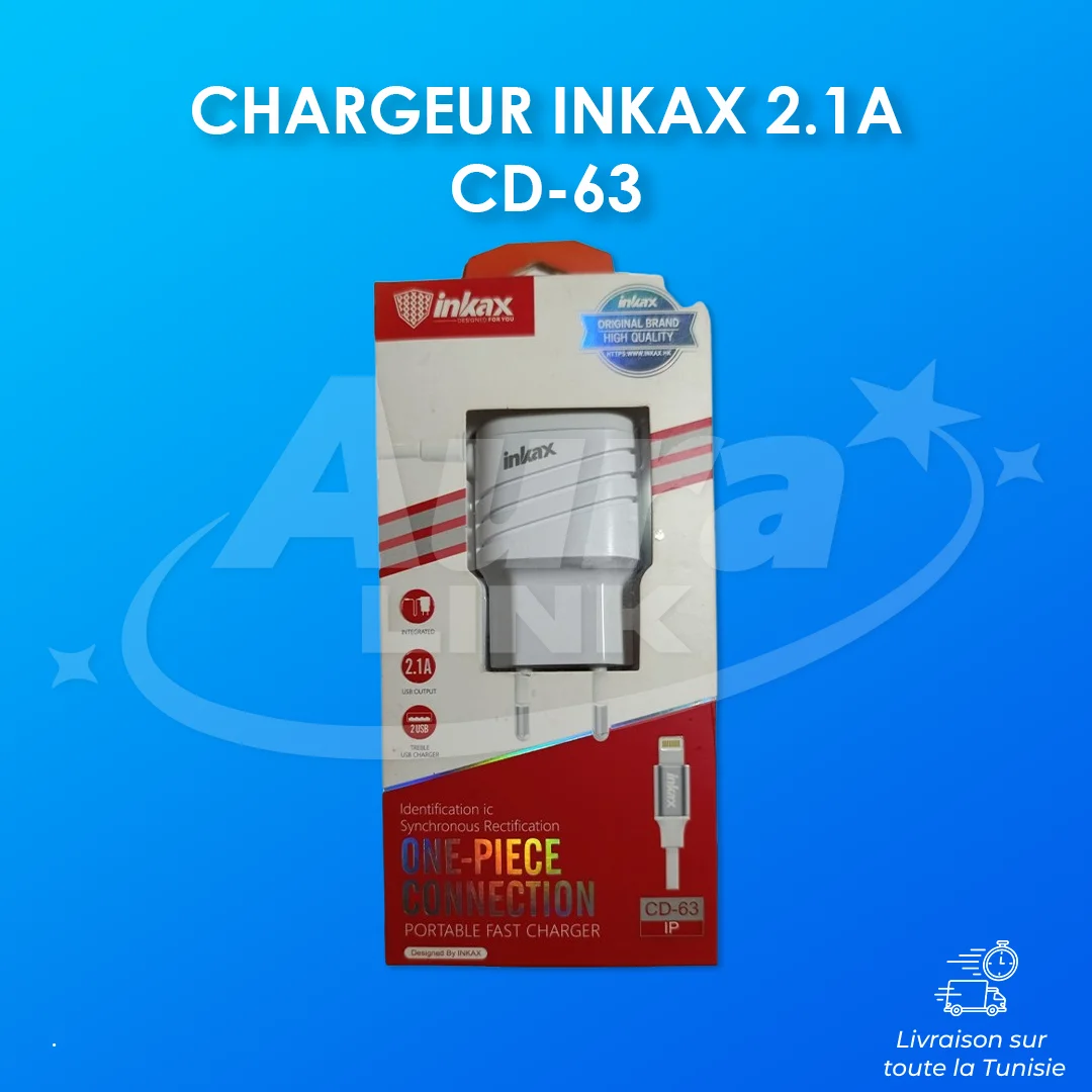 CHARGEUR USB INKAX CD63 iphone
