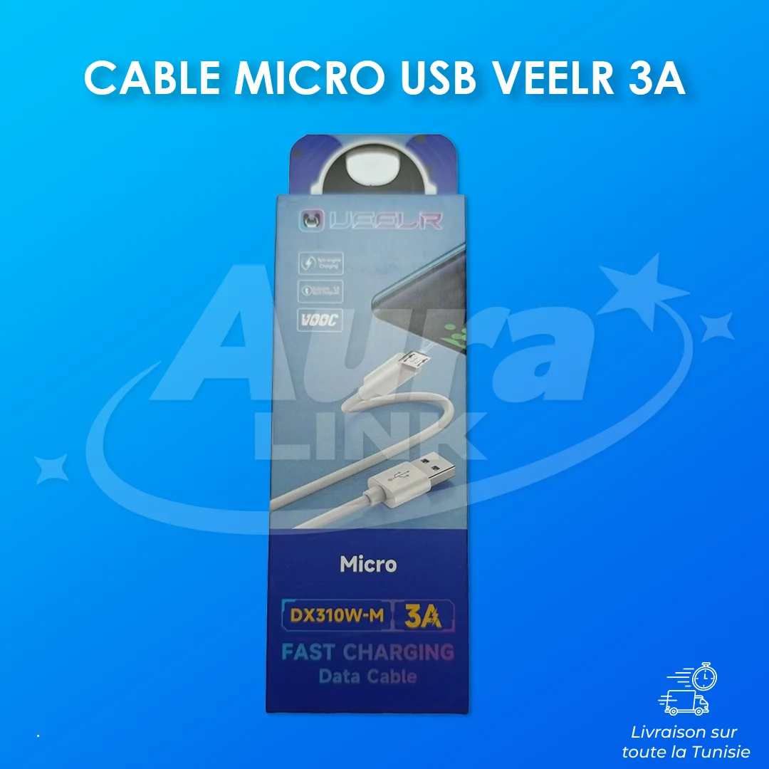 Câble Charge Micro USB UEELR Micro USB 3A