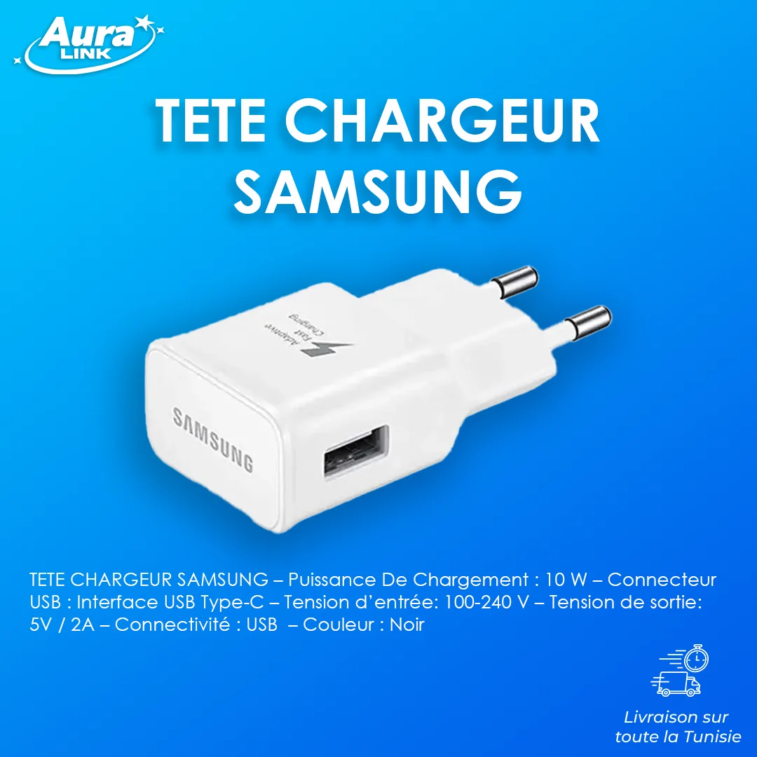 TETE CHARGEUR SAMSUNG
